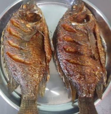 Size 2 Deep Fried Tilapia fish