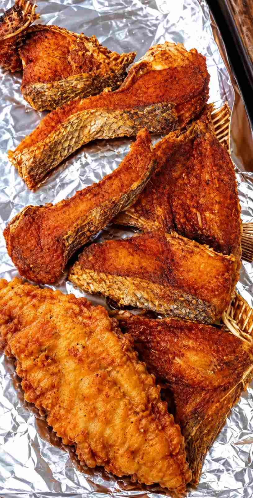 Nile perch fish fillets/ Mbuta.