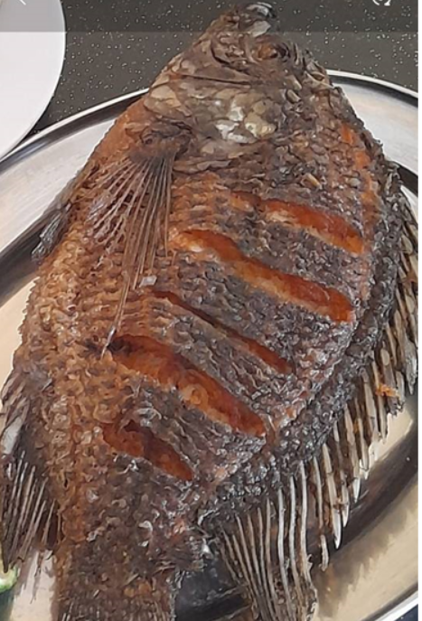 Deep fried Size 3 Tilapia